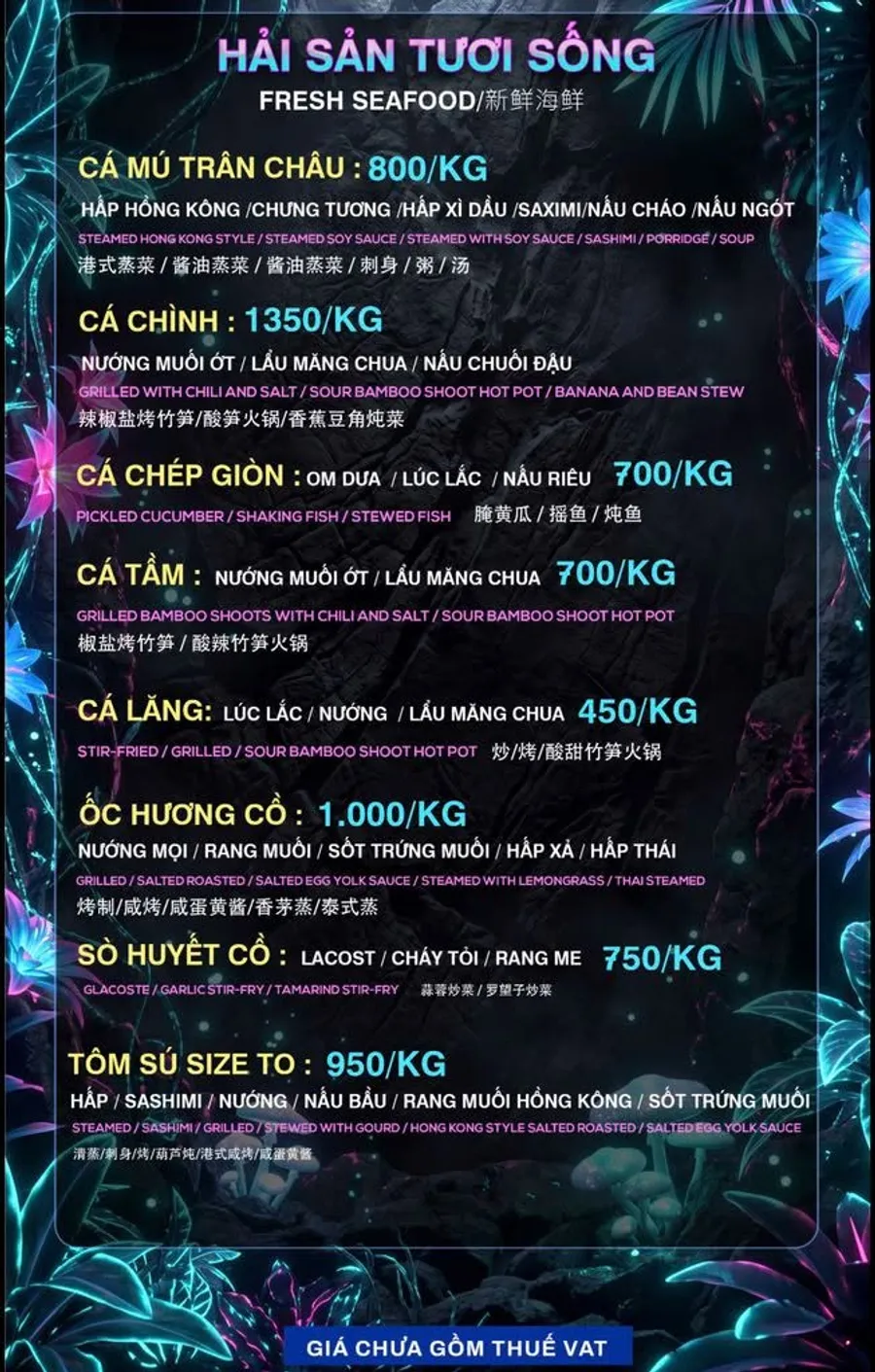 Trang menu 16